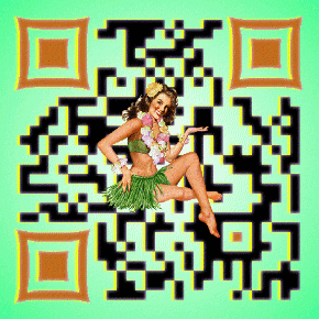 AdriftHawaiianGirlQR